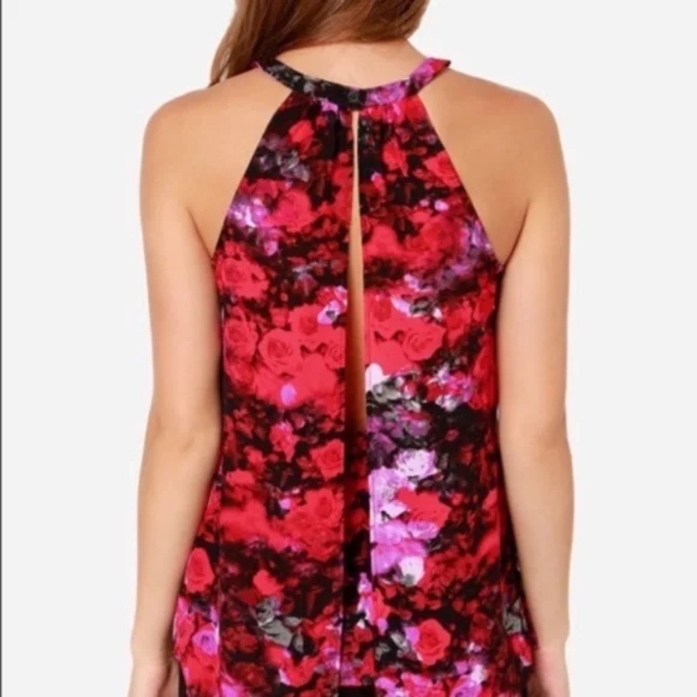 BB Dakota Anita Rose Floral Halter Top - Picture 8 of 8